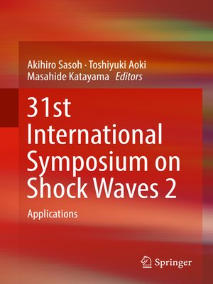 cover image of 31st International Symposium on Shock Waves 2